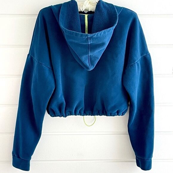 LC Lauren Conrad Crop Hoodie Sweatshirt Large EUC - Picture 2 of 8